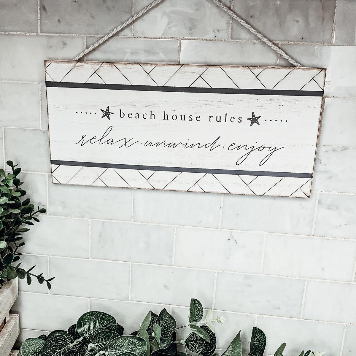Beach House Rules